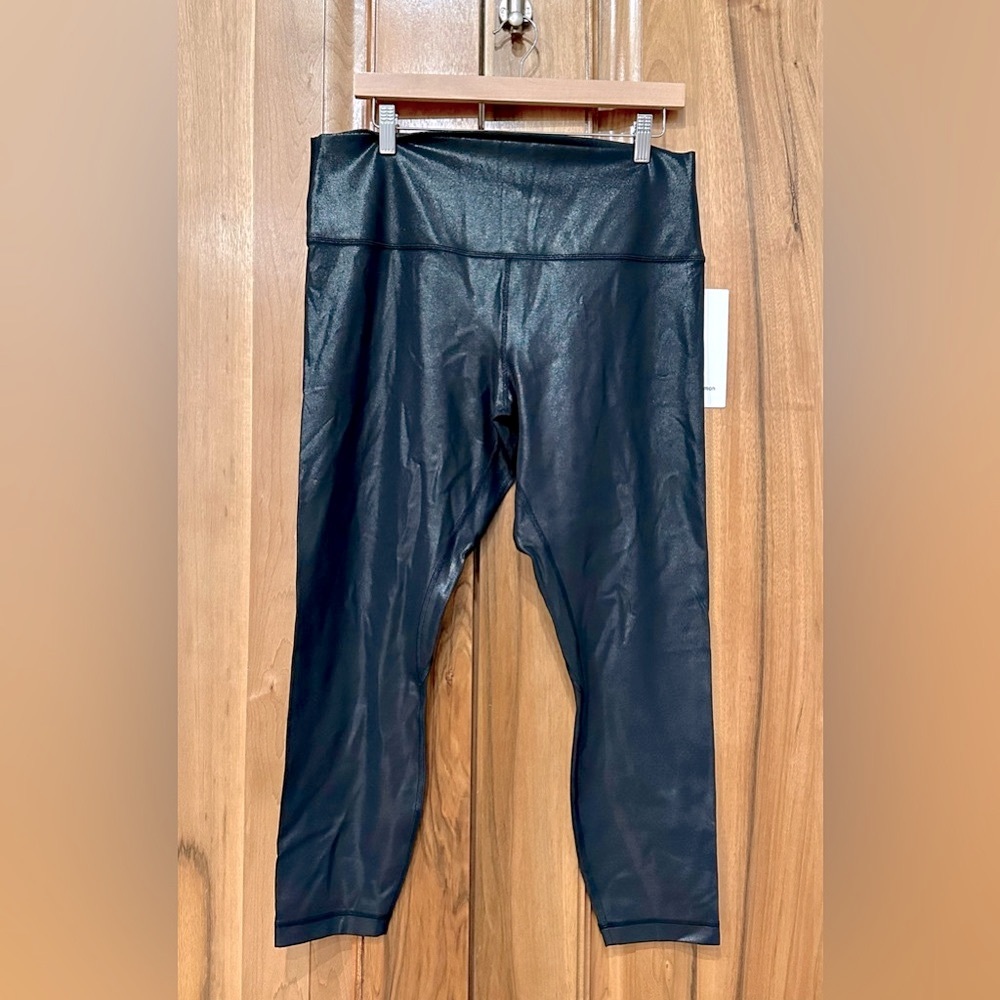 NWT - lululemon - Align - 25” HR Pant - Black w Shine - 16